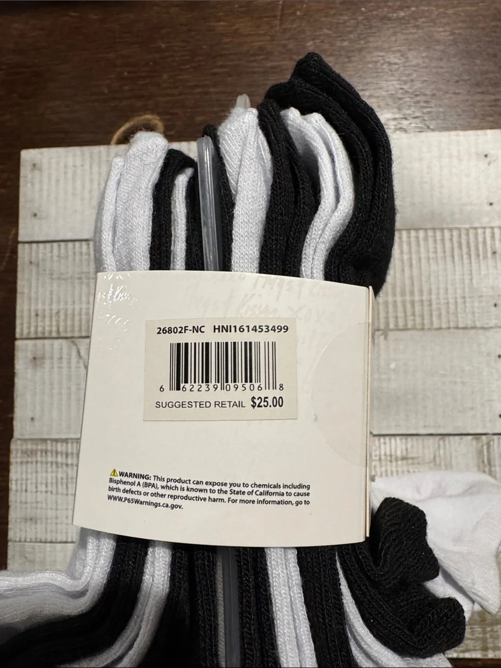 NWT XOXO Kids 20 Pairs Black and White Low Cut Socks